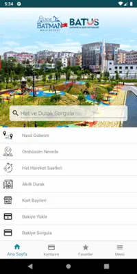 BATUS Batman Belediyesi Ulaşım android App screenshot 3